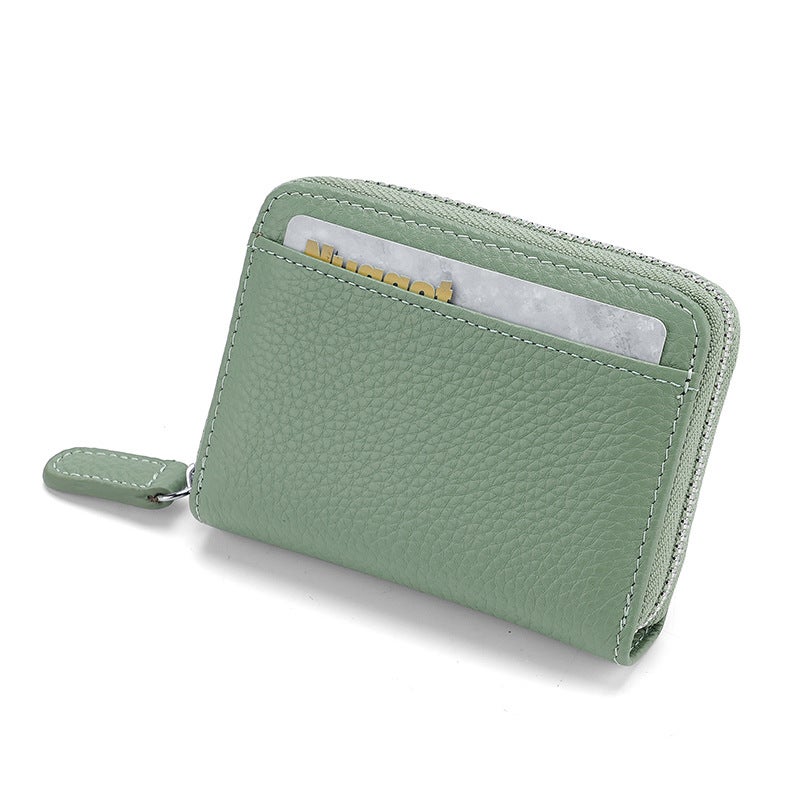 RFID Genuine Leather Card Holder Wallet - Image 3