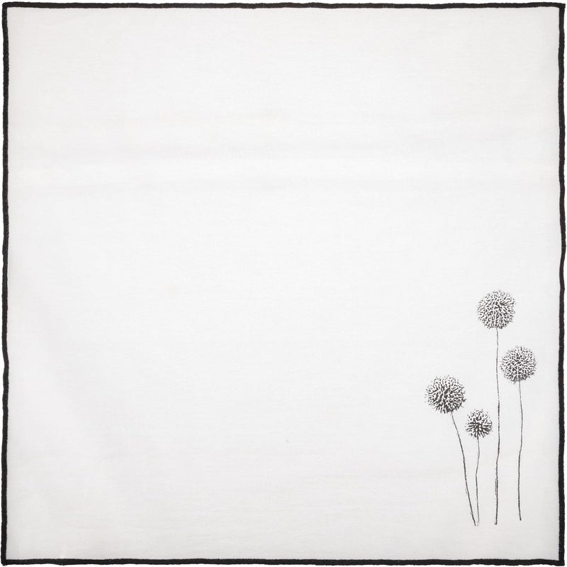 Karma MERROWED Edge Dinner Napkins S4 Dandelion - Image 2