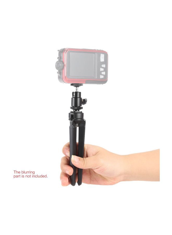 NIBEMINENT Mini Portable Tripod With Swivel Ball Head 19.0x3.4x3.4centimeter Black  - Image 4