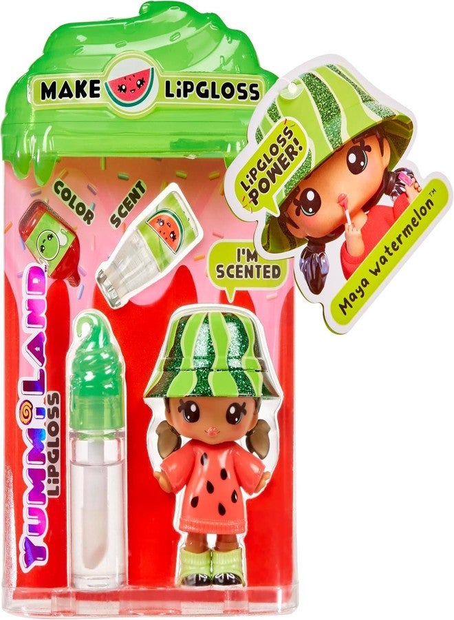 Yummiland Lipgloss Doll - Maya Watermelon - Scented Doll with DIY Gloss Kit - Suitable for Ages 4 and Up - Image 4