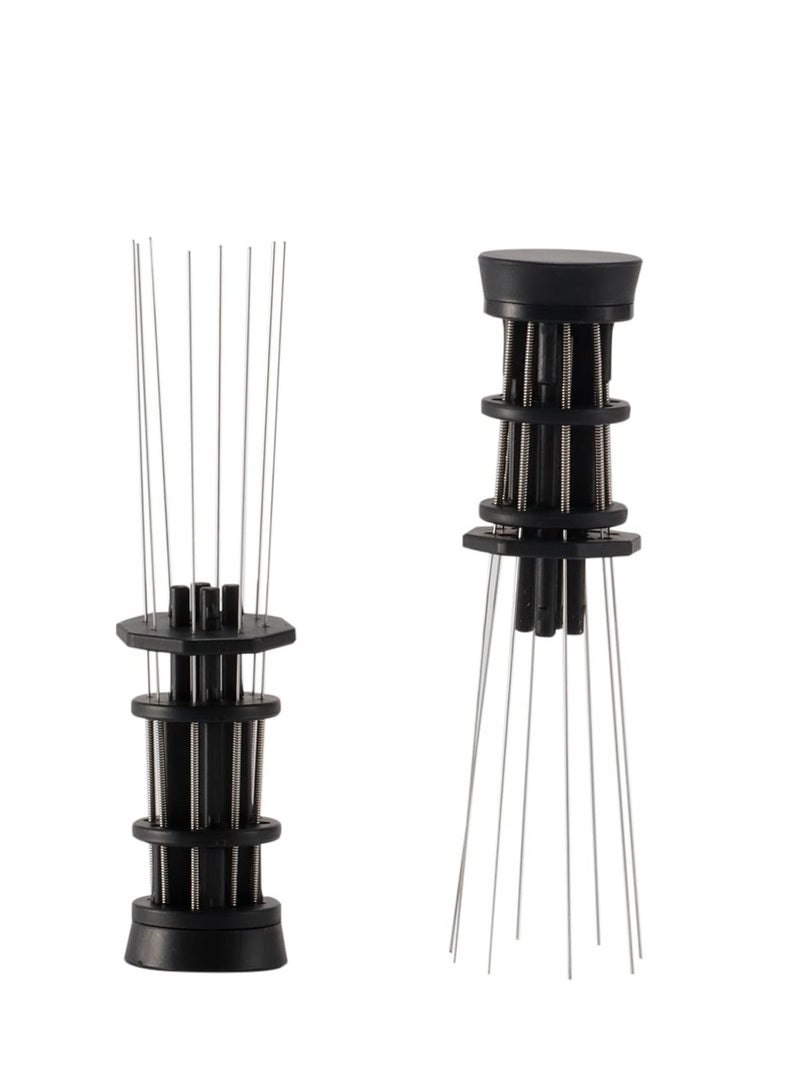 KASTWAVE Espresso Stirrer WDT Tool Espresso Accessories Espresso Stirring Tool Needle Coffe Distribution Tool, 8 Needles Professional Barista Espresso with Stand - Image 3