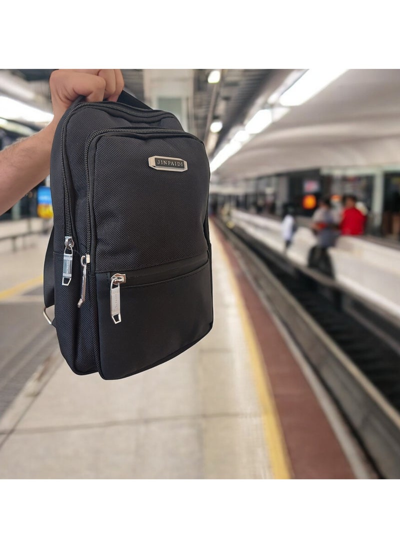 شنطة كروس خامه بيكا مطعمه بالجلد عالية الجوده 20x29 - Image 2