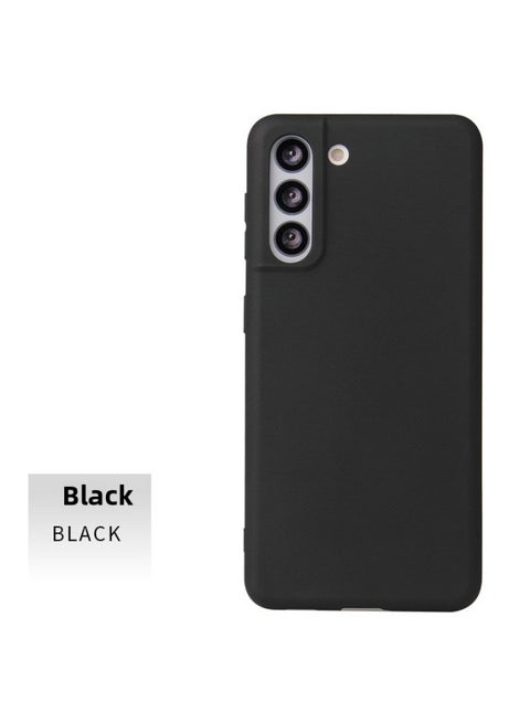 Applicable To Samsung S21plus Mobile Phone Case All-inclusive S20ultra Candy Frosted Tpu Protective Case A725G Soft Case-Color:Black-Applicable Model:Samsung A53 5g