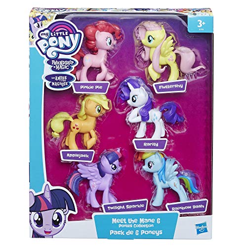 My Little Pony Friendship is Magic Toy Meet The Mane 6 Collection Set - 6 Pony Figures Including Twilight Sparkle, Kids Ages 3 and Up (Amazon Exclusive) - Image 2