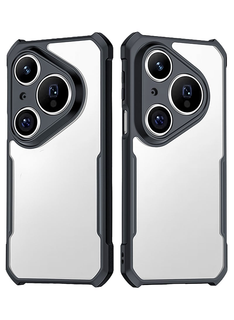 لغطاء Huawei Pura 80، جراب حماية للعدسة الخلفية، جراب حماية من الصدمات مصنوع من TPU + PC، وجراب نحيف ملائم ومضاد للاصفرار - Image 1