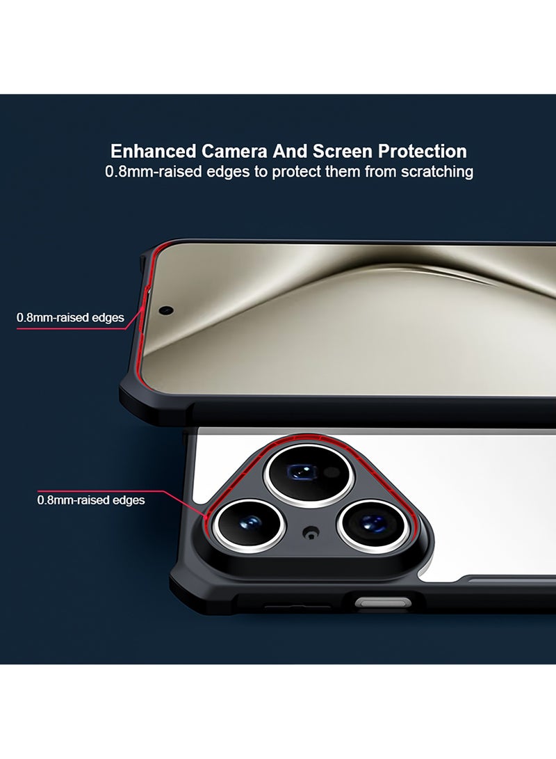 لغطاء Huawei Pura 80، جراب حماية للعدسة الخلفية، جراب حماية من الصدمات مصنوع من TPU + PC، وجراب نحيف ملائم ومضاد للاصفرار - Image 2