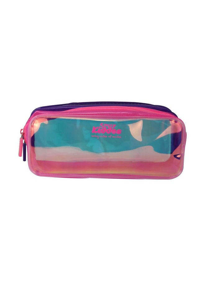 SMILY KIDDOS Smily kiddos Gleamy Pencil Pouch (Pink)  - Image 1
