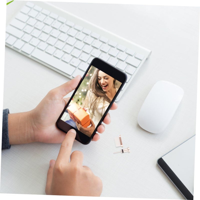 سدادات USB-C من النوع C، زوجان، غطاء منفذ الشحن ومدخل السماعات، سهل التركيب. - Image 5