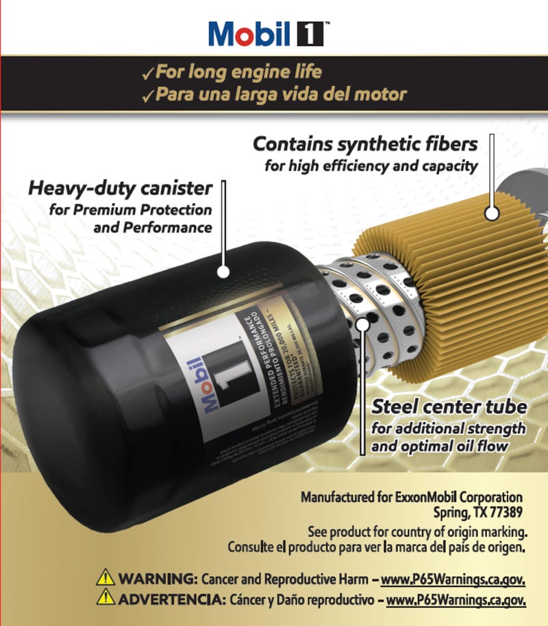 Mobil 1 M1-114A Extended Performance Oil Filter - Pack of 1 - Image 2