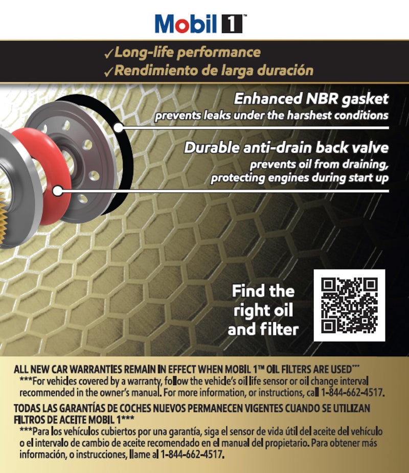Mobil 1 M1-114A Extended Performance Oil Filter - Pack of 1 - Image 3