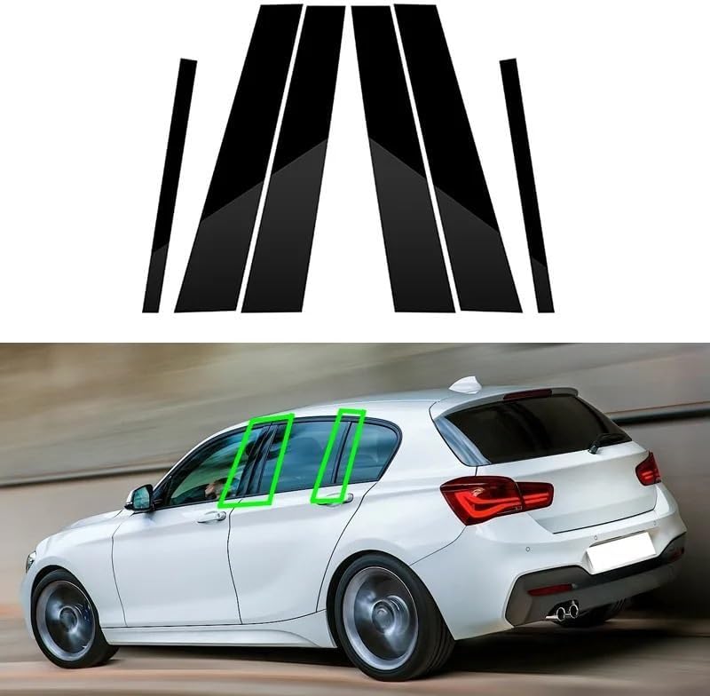 DEMULAX Car Window Pillar Posts Door Trims Cover for BMW 1-Series F20 - Image 5