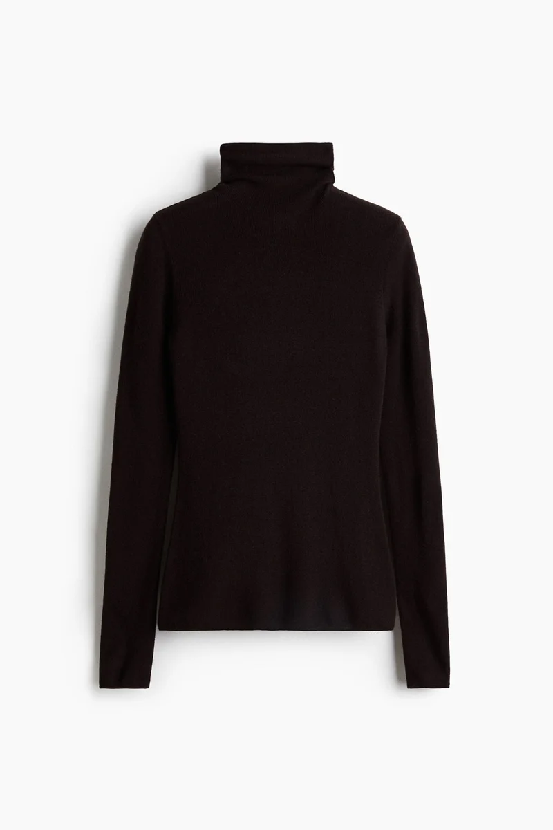 H&M Cashmere-blend polo-neck jumper