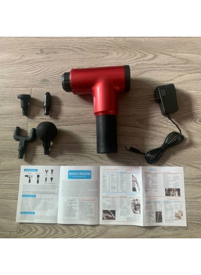 Loquat Fascia Gun Muscle Massage Device Fitness Muscle Relaxation Electric Vibration Shoulder Neck Leg Relaxation Gun - Image 3