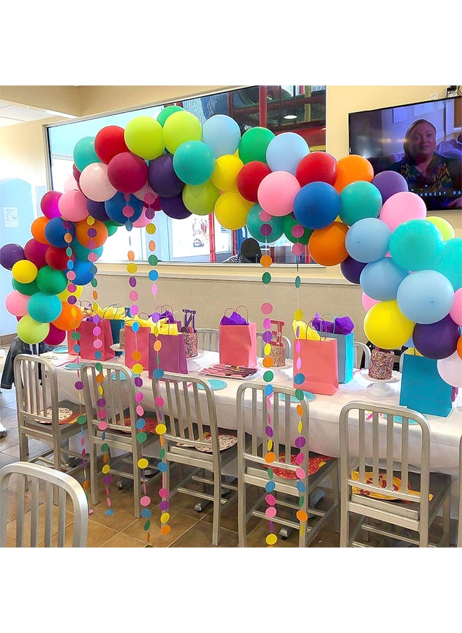 Half Round Balloon Arch Kit,Large Backdrop Frame Stand with 2 Bases,Party Balloon Stand for Birthday/Anniversary/Graduation/Wedding(Without Balloons)