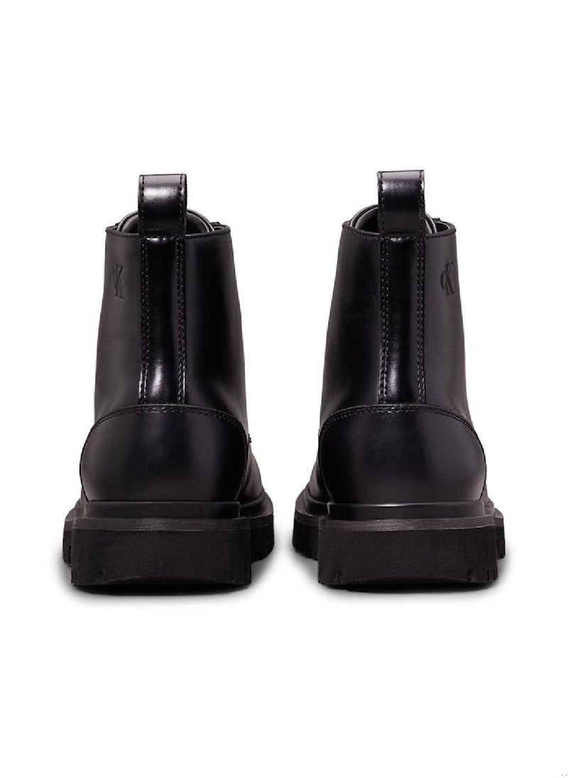 Calvin Klein Jeans Women's Leather Boots, Black - Leather  - Image 3