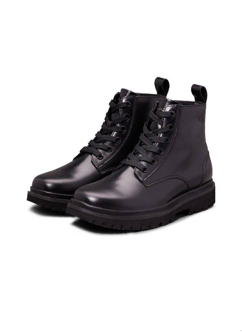 Calvin Klein Jeans Women's Leather Boots, Black - Leather  - Image 2