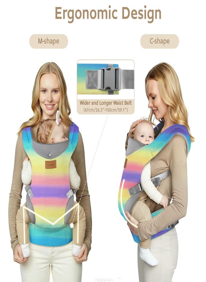 Yooxarmor Baby Carrier for Plus Size Mom, Ergonomic Toddler Carriers for 7-33 Lbs, Lightweight Infant Wearing Carrier, Front Facing Soft Baby Body Carriers for Parents (4-36 Months) - Image 5