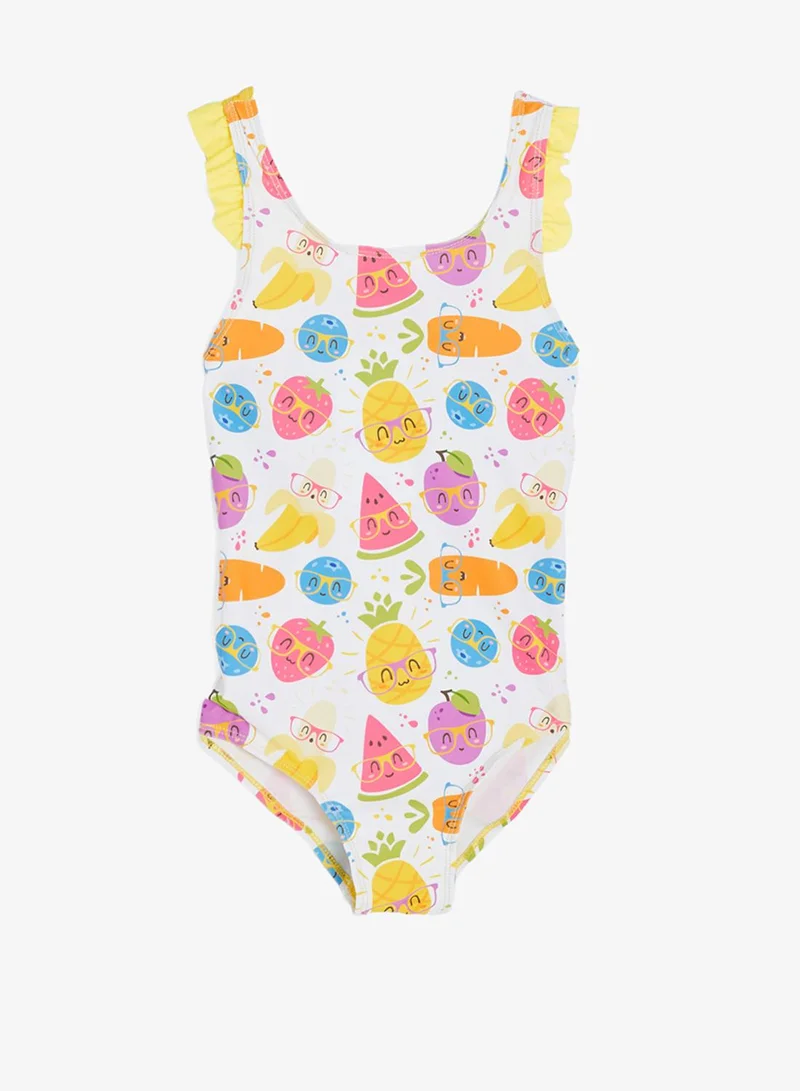 Pinata Tropical Fruit Printed Swimsuit