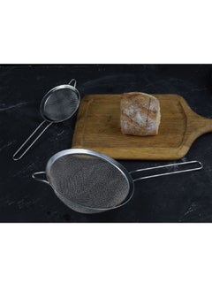 Betty Crocker 2-Piece High-Quality Easy to Clean Stainless Steel Strainer Set Silver 18 x 38 x 43 cm BC4087  - Image 4
