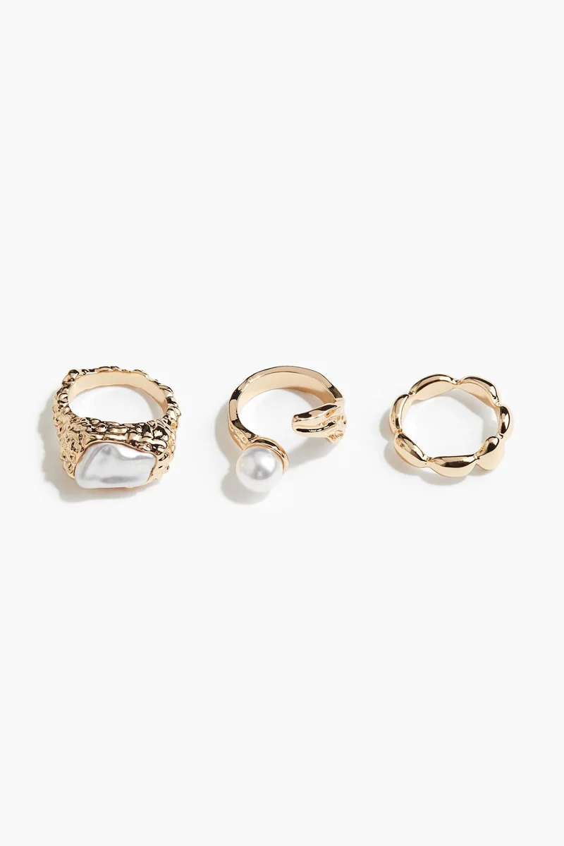 H&M 3-pack rings