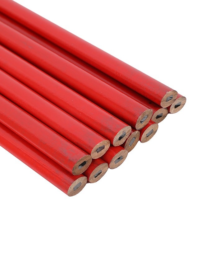 LAWAZIM Carpenter Pencil Set -12 Piece- Construction Pencils with Thick Solid Graphite Lead for Precise Marking on Wood, Metal and Concrete - Ideal for Woodworking, Carpentry Projects, and Jobsite Use - Image 4