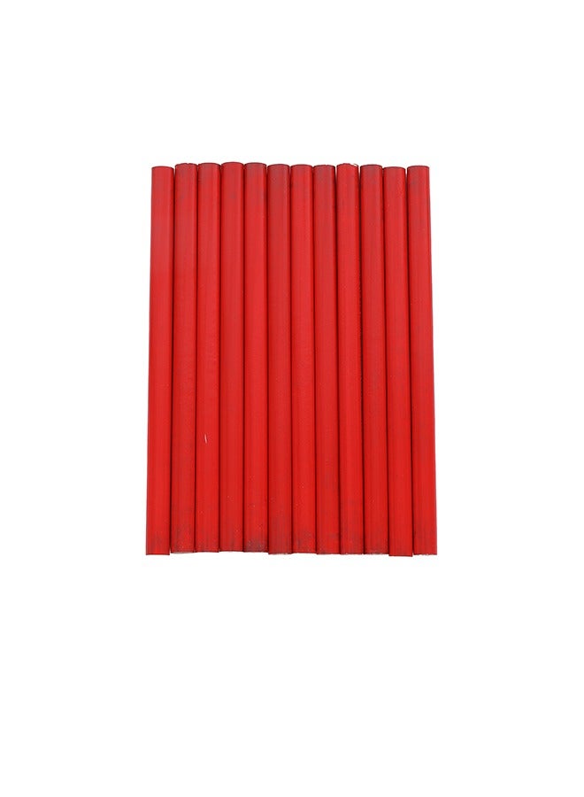 LAWAZIM Carpenter Pencil Set -12 Piece- Construction Pencils with Thick Solid Graphite Lead for Precise Marking on Wood, Metal and Concrete - Ideal for Woodworking, Carpentry Projects, and Jobsite Use - Image 2