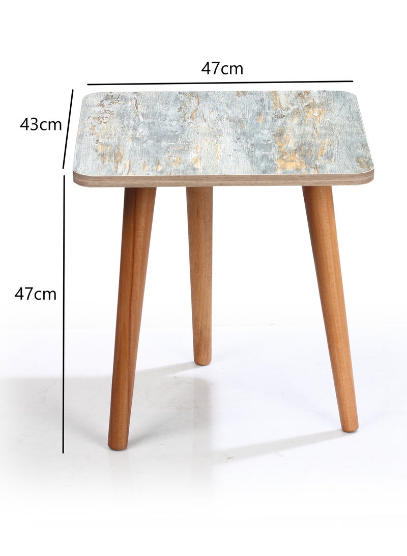 Generic Moga Square coffee table 43x47x47cm ZAN legs - Image 2