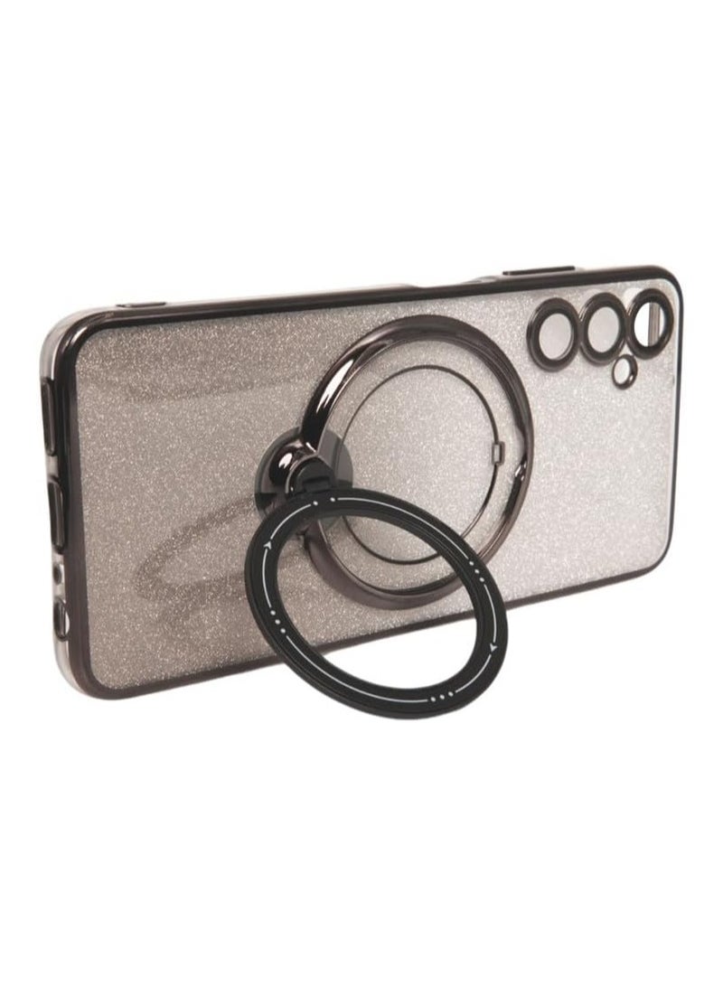 ليمتليس جراب لهاتف Samsung Galaxy A13 5G متوافق مع جراب مغناطيسي، غطاء حماية خلفي رفيع وناعم ومقاوم للخدش، جراب مغناطيسي غير مصفر ومضاد للصدمات، لون وردي متدرج - Image 2