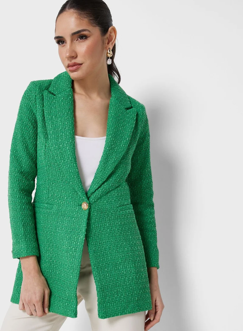 ELLA Double Breasted Buttoned Blazer