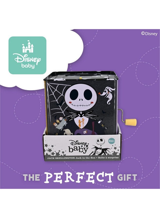 كيدز بريفيرد ألعاب موسيقية كلاسيكية من Jack Skellington من Disney Baby The Nightmare Before Christmas للأطفال الصغار والرضع مقاس 5 بوصات - Image 4