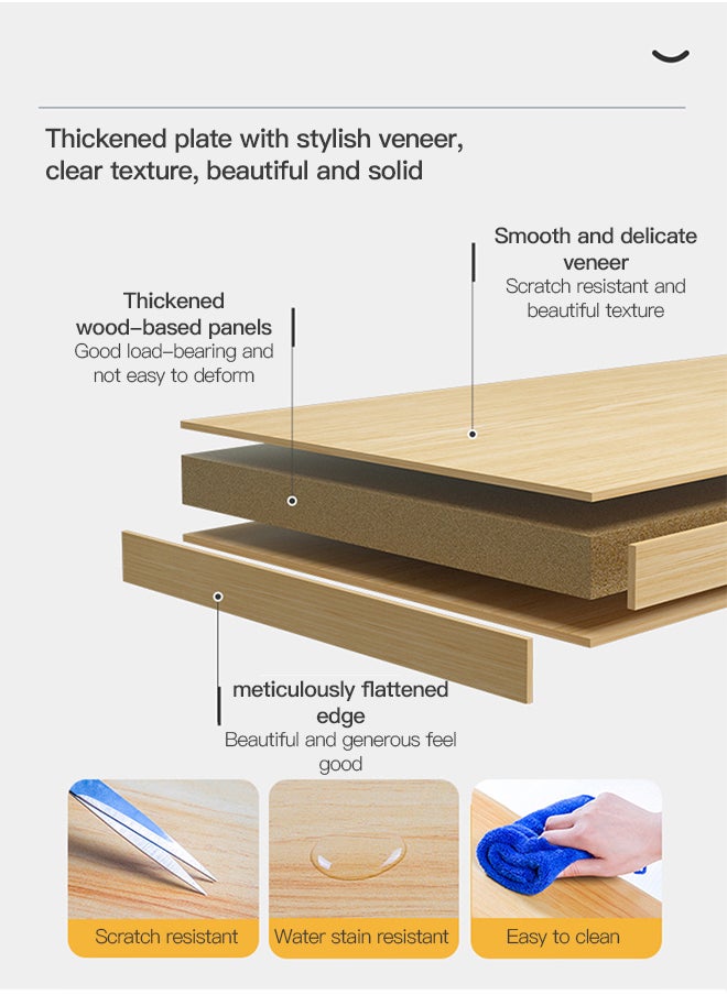 Sharpdo SHARPDO European Simple Shoe Cabinet Multi-functional Shoe Storage Rack Shoe Storage Bench with 2 Doors 76*24*80cm  - Image 3