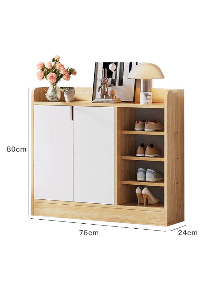 SHARPDO European Simple Shoe Cabinet Multi-functional Shoe Storage Rack Shoe Storage Bench with 2 Doors 76*24*80cm - pzsku/Z45D1E469DFAF7D258638Z/45/_/1721989704/045ec7bb-7522-4afa-aa6d-4eeda2fab59f