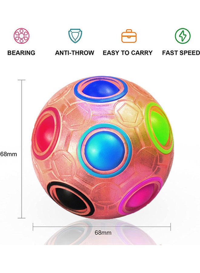 NIBEMINENT 2-Piece Decompression Luminous Magic Rainbow Balls - Image 3