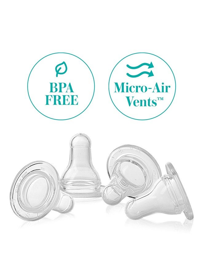 Evenflo 4 Pack Classic Silicone Nipple, Slow Flow - Image 2