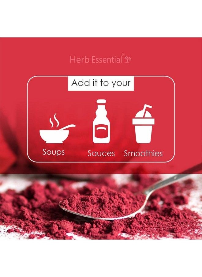 Herb Essential - Beetroot Powder For Skin & Hair ; 100% Natural Powder ; Hydrates & Nourishes Hair & Skin (Pack Of 1) - Image 1
