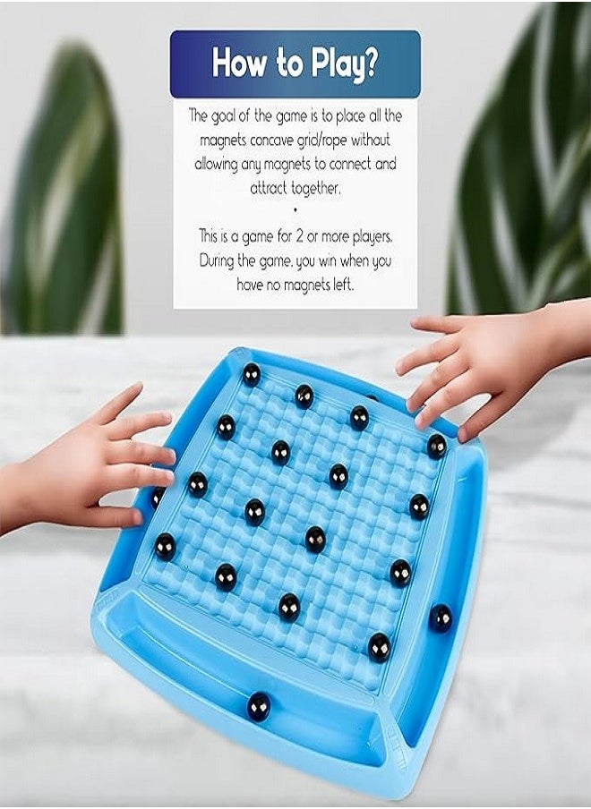 Generic Magnetic Chess Game, 2025 New Multiplayer Magnetic Chess Games with Pieces, Fun Magnetic Board Game Set - Portable Chess Board for Kids 9+ and Adults Home Party Travel Supplies  - Image 2