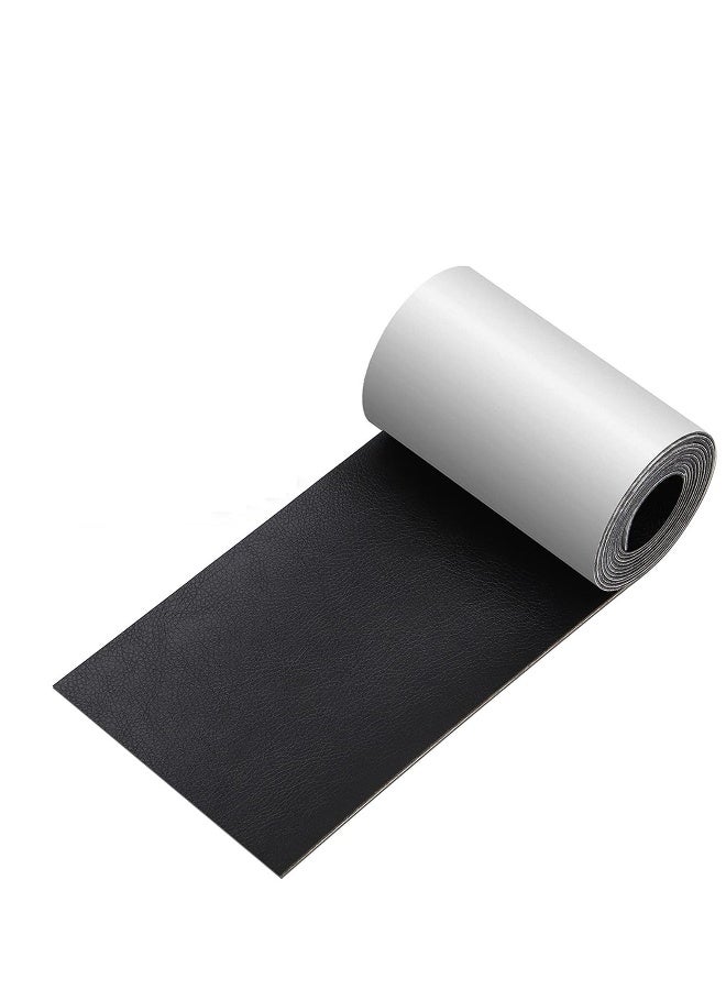 Leather Repair Tape Patch Kit Black 3 x 60 inch Leather Repair Patch Self Adhesive for Furniture Couch Sofa Car Seats Computer Chair Vinyl Repair Kit - Image 1