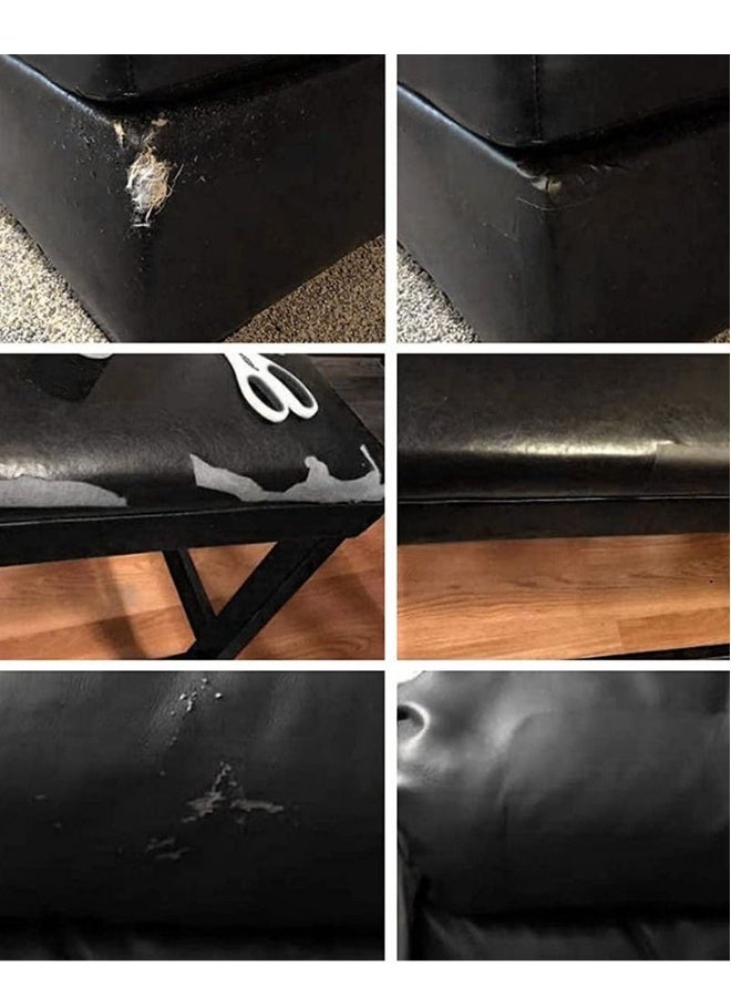 Leather Repair Tape Patch Kit Black 3 x 60 inch Leather Repair Patch Self Adhesive for Furniture Couch Sofa Car Seats Computer Chair Vinyl Repair Kit - Image 2