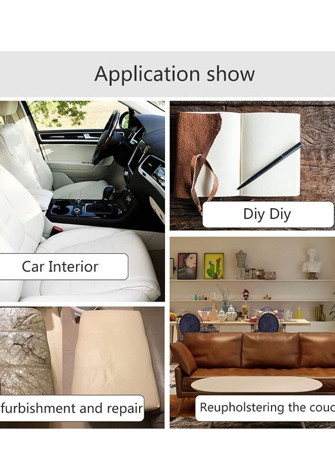 Leather Repair Tape Patch Kit Black 3 x 60 inch Leather Repair Patch Self Adhesive for Furniture Couch Sofa Car Seats Computer Chair Vinyl Repair Kit - Image 5