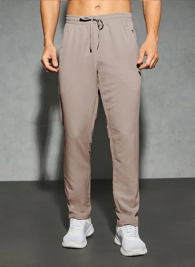 تكنوسبورت Technosport Men Solid Woven Track Pants