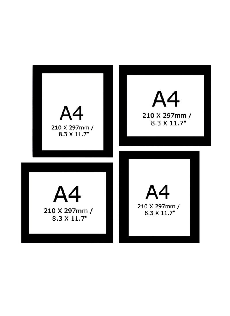 ارت 6 برواز صور ,شهادات التقدير ,صور الذكريات , ابيض , مودرن, ‎ ( مقاس 20x30 سم A4‏)(ستاند او حائط)  - Image 5