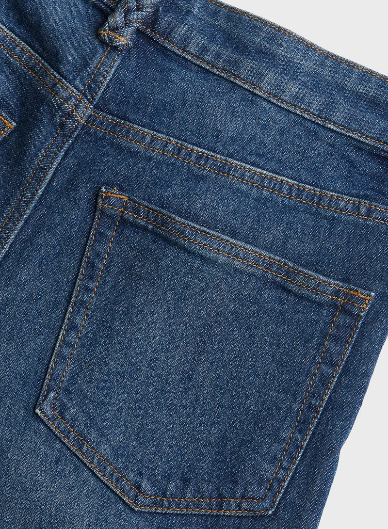 H&M Slim Regular Waist Jeans Ankle Length