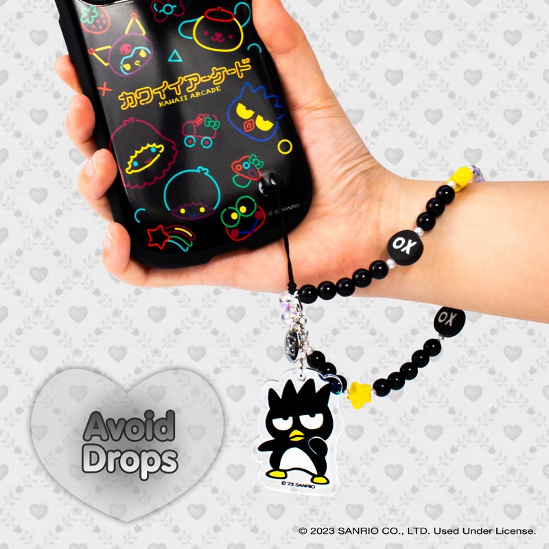 iFace Hello Kitty and Friends Beaded Wristlet Universal Phone Charm Strap - Cute Wrist Chain Lanyard Aesthetic Decor Strap for Cell Phone Camera Keys AirPods Keychains â€“ Badtz-maru - Image 4