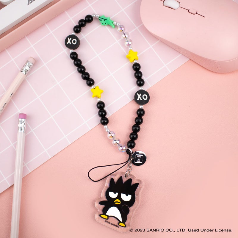 iFace Hello Kitty and Friends Beaded Wristlet Universal Phone Charm Strap - Cute Wrist Chain Lanyard Aesthetic Decor Strap for Cell Phone Camera Keys AirPods Keychains â€“ Badtz-maru - Image 3