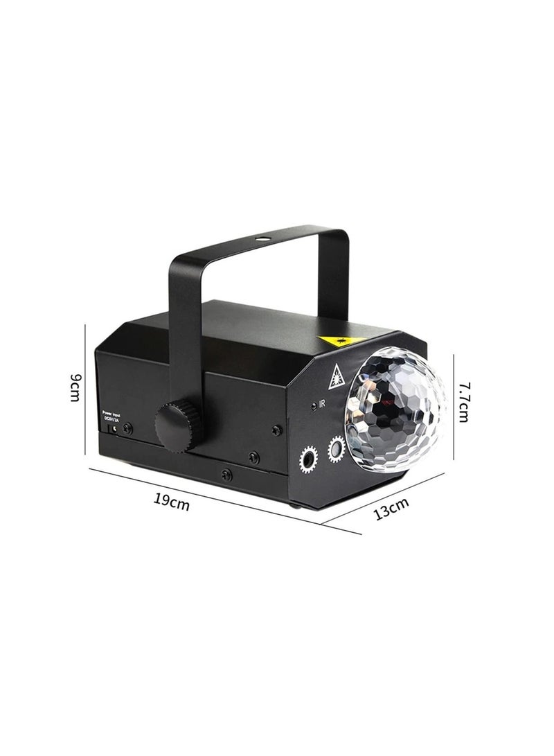 جنرال ضوء دي جي ليزر للحفلات 16 نمط LED ماجيك بول لايت 16 RGB ديسكو كشاف ضوئي للحفلات الداخلية  - Image 3