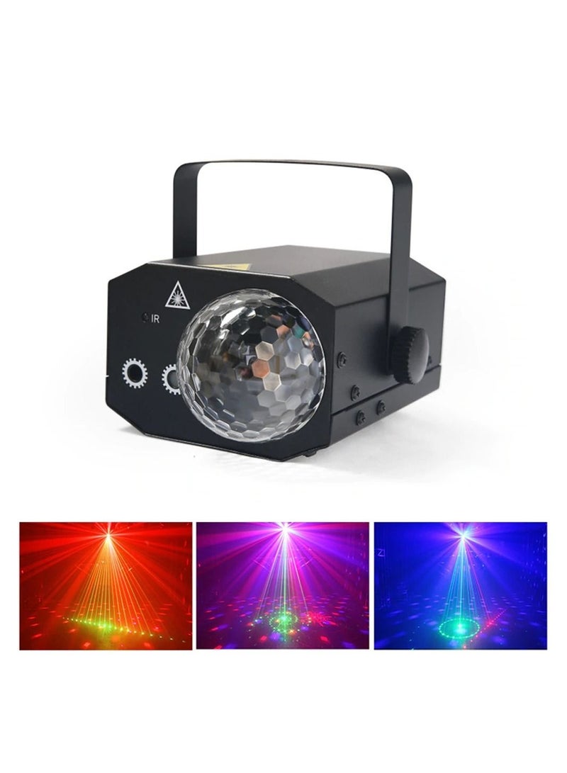 جنرال ضوء دي جي ليزر للحفلات 16 نمط LED ماجيك بول لايت 16 RGB ديسكو كشاف ضوئي للحفلات الداخلية  - Image 1