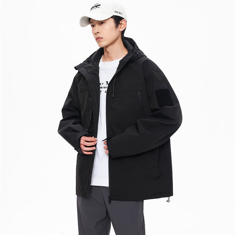 Men'S And Women'S Lovers Clothing Explosion New Men'S Jacket Functional Wind Tooling Bag Outdoor Waterproof Autumn Mountain - Image 2