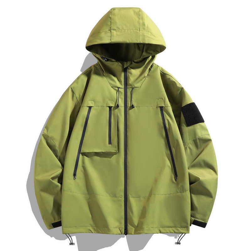 Men'S And Women'S Lovers Clothing Explosion New Men'S Jacket Functional Wind Tooling Bag Outdoor Waterproof Autumn Mountain - Image 1