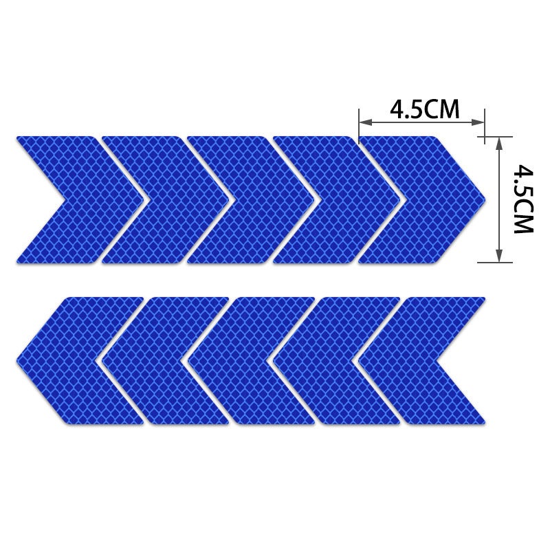 Car Warning Arrow Reflective Sticker 4.5x4.5cm Green Waterproof Reflective Safety Sticker - High Visibility Vehicle Warning Sticker for Trucks And Commercial Vehicles - Image 5
