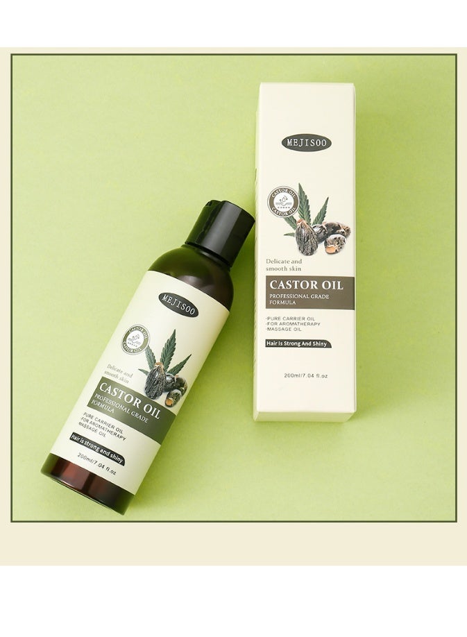 ماكرو CASTOR OIL | Moisturizing Hair & Body Care Essential Oil 200G - Image 3